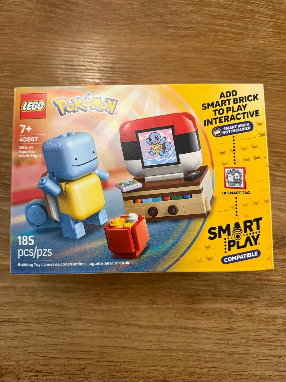 LEGO Pokémon Ditto as Squirtle: Movie Night Set - Blue, Yellow, Red Sealed RARE